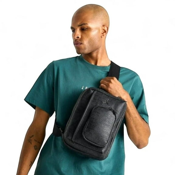 Jordan Monogram Logo Unisex Sling Crossbody Bag Adults