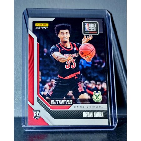 Jordan Nwora 2020-21 Panini NBA Draft Night #14 Basketball Rookie Card 1 of 290