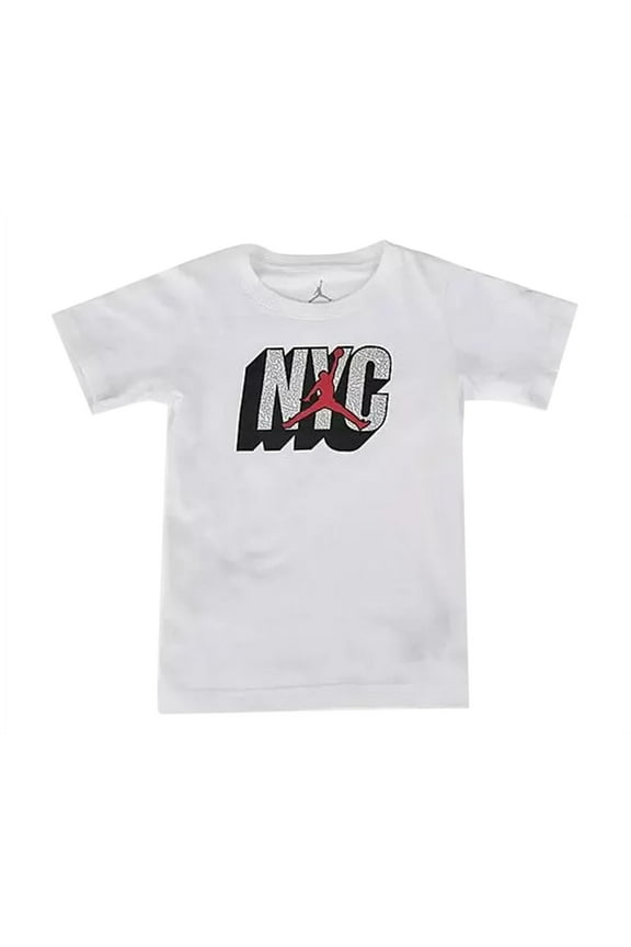 Nyc Jumpman Baby Boys Active Shirts & Tees Size 4T, Color: White/Red/Black