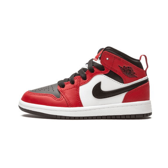 Jordan PRE SCHOOL Air Jordan 1 Mid PS "Chicago Black Toe" 640734 069 from Stadium Goods