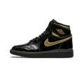 thumbnail image 1 of Jordan PRE SCHOOL Air Jordan 1 Retro High OG GS "Black Metallic Gold" 575441 032 from Stadium Goods, 1 of 9