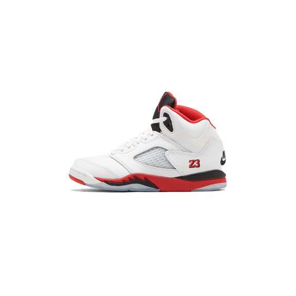 Jordan PRE SCHOOL Air Jordan 5 PS "Fire Red - Black Tongue (2025)" HQ7979 101 from Stadium Goods