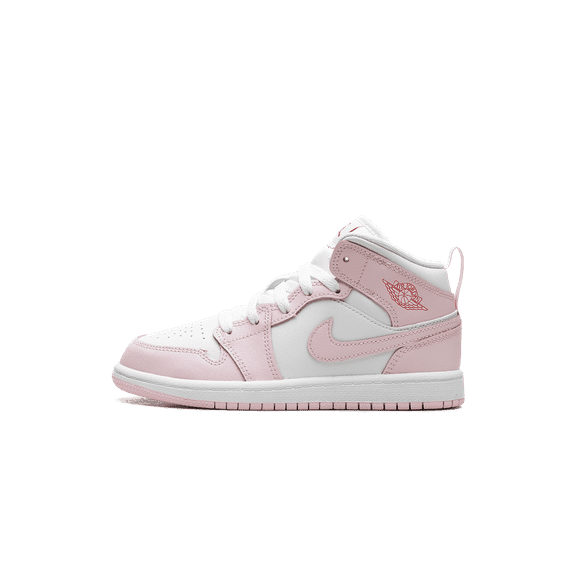 Jordan PRE SCHOOL Jordan 1 Mid PS "Pink Foam Fire Red White" DQ8424 608 from Stadium Goods