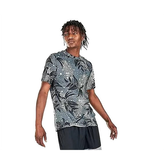 Jordan Poolside Printed Mens Active Shirts & Tees Size Xxl, Color: Black/White/Grey