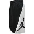thumbnail image 1 of Jordan Rise Vertical Dri-Fit Men's Basketball Shorts White/Black 861473-100, 1 of 2