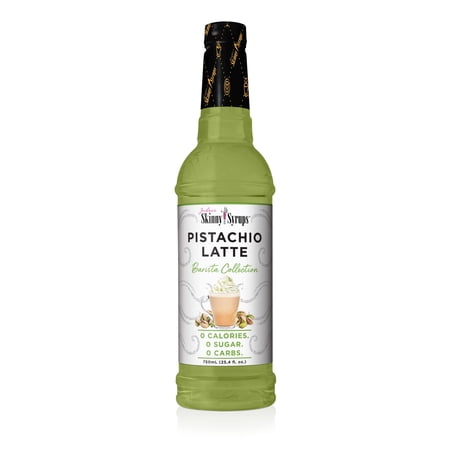 Jordan,S Skinny Syrups Sugar Free Coffee Syrup, Pistachio Flavor Drink Mix, Zero Calorie Flavoring For Chai Latte, Protein Shake, Food & More, Gluten Free, Keto Friendly, 25.4 Fl Oz, 1 Pack