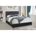 thumbnail image 1 of Jordan Smoke All-In-One Upholstered Bed, Black - King Size, 1 of 1