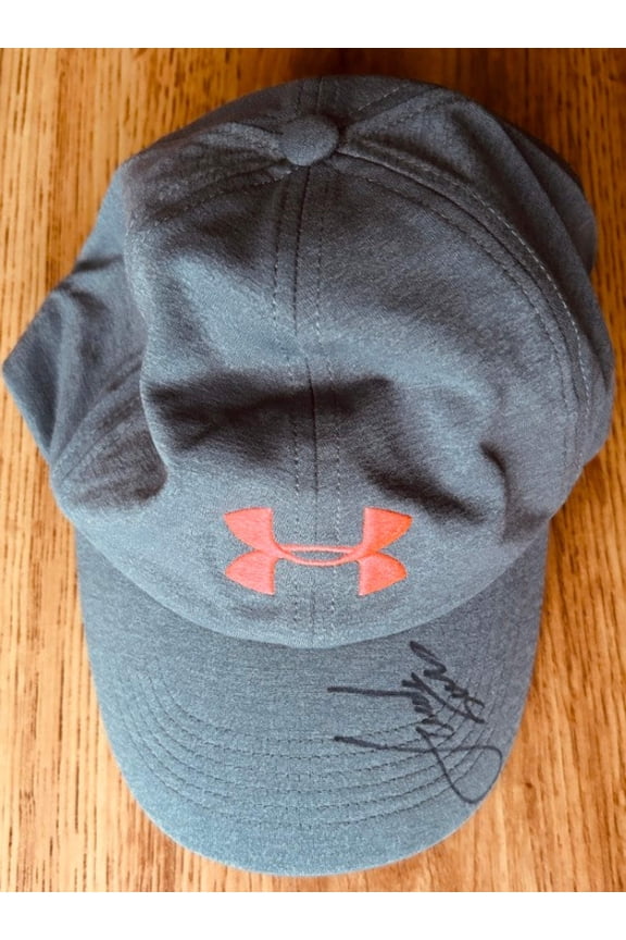 Jordan Spieth autographed Under Armour white golf cap or hat JSA