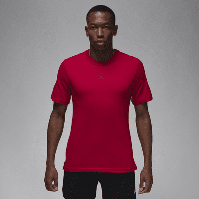 Jordan Sport Men's Dri-FIT Short-Sleeve Top Color: Gym Red/Black Size: S
