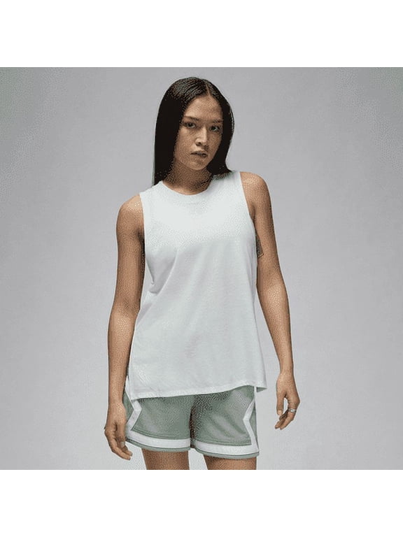 Jordan Sport Women's Diamond Tank Top Color: Barely Green Size: S
