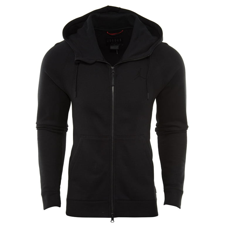 Jordan Sportswear Wings Fleece Men's Full Zip Hoodie Black 860196