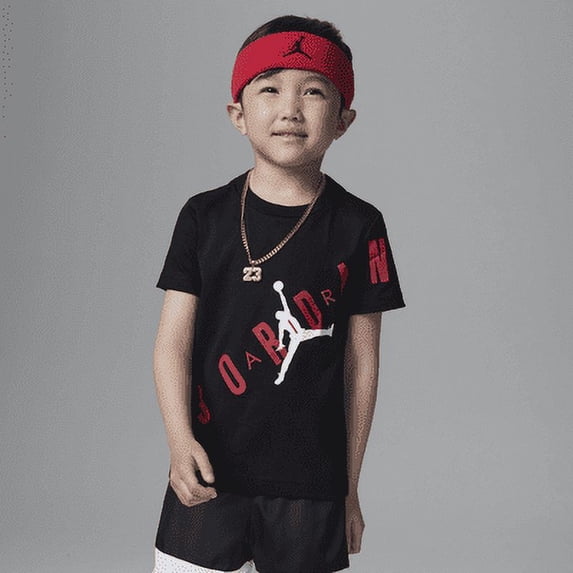 Jordan Stretch Out Tee Toddler T-Shirt Color: Black Size: 4T