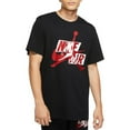 thumbnail image 1 of Jordan T-Shirt Nike Jumpman Air HBR Classic Athletic Gym Short Sleeve T-Shirt, Black, M, 1 of 3