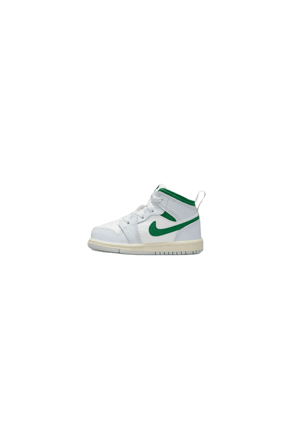 TODDLER Jordan 1 Mid TD "Summit White Pure Platinum Sail Pine Green" DQ8425 142 DQ8425 142 from Stadium Goods