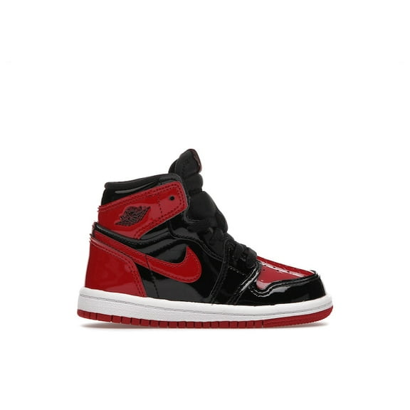 Jordan Toddler's 1 Retro High OG Patent Bred Shoes, from StockX