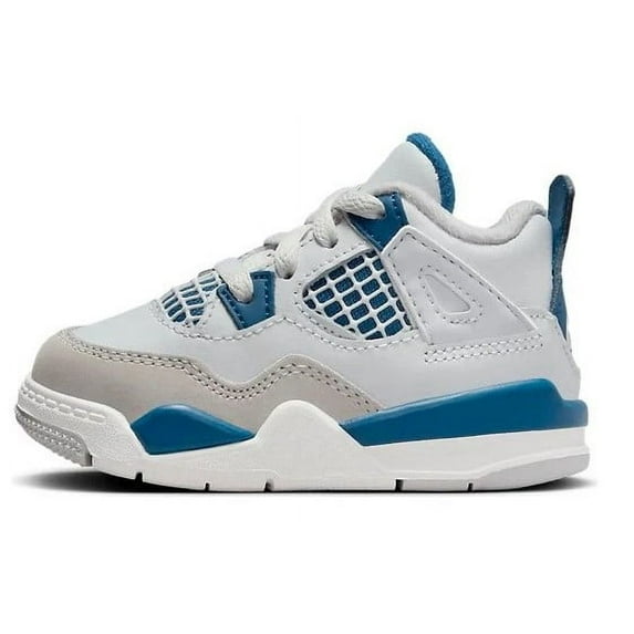 Jordan Toddlers Air Jordan 4 Retro Shoes Military Blue Size 9C