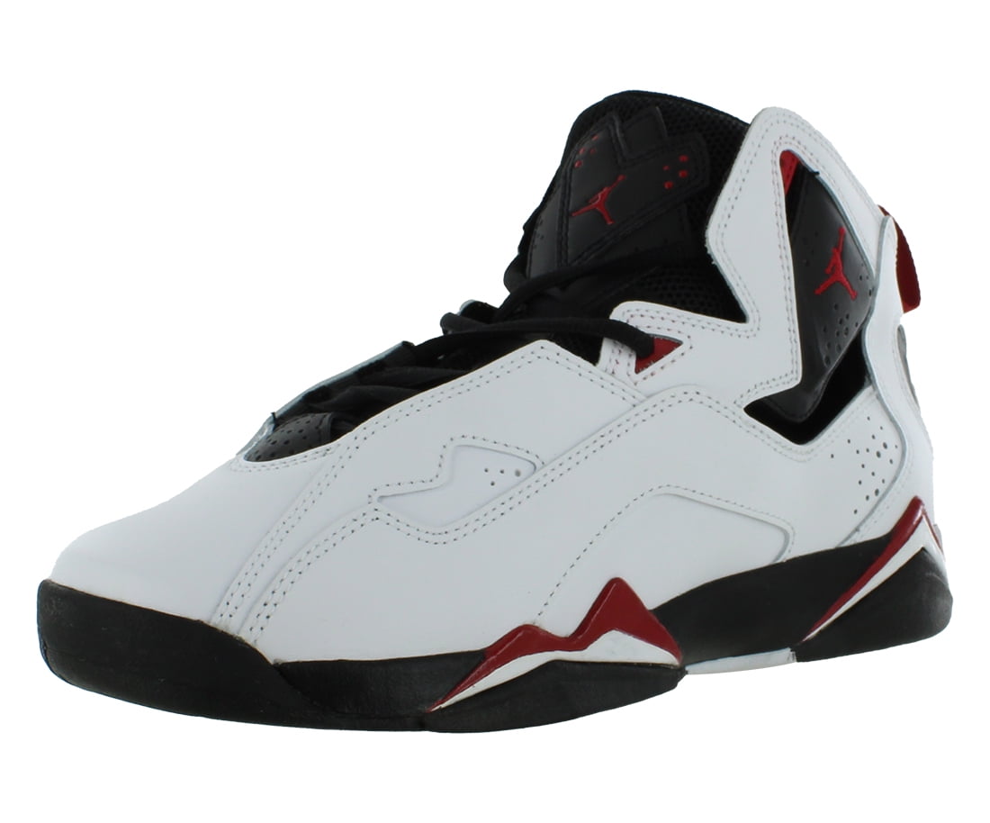 Nike Jordan True Flight GS Boys Shoes Size 6, Color: White/Varsity Red/Black