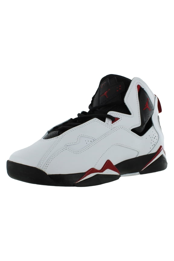 Jordan True Flight GS Boys Shoes Size 6, Color: White/Varsity Red/Black