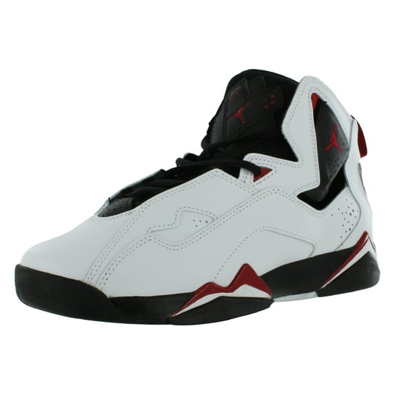 Nike Jordan True Flight GS Boys Shoes Size 6, Color: White/Varsity Red/Black