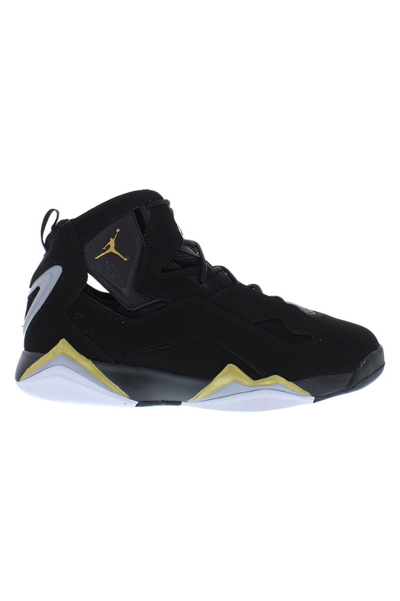 Jordan True Flight Mens Shoes Size 11.5, Color: Black/Metallic Gold/Wolf Grey