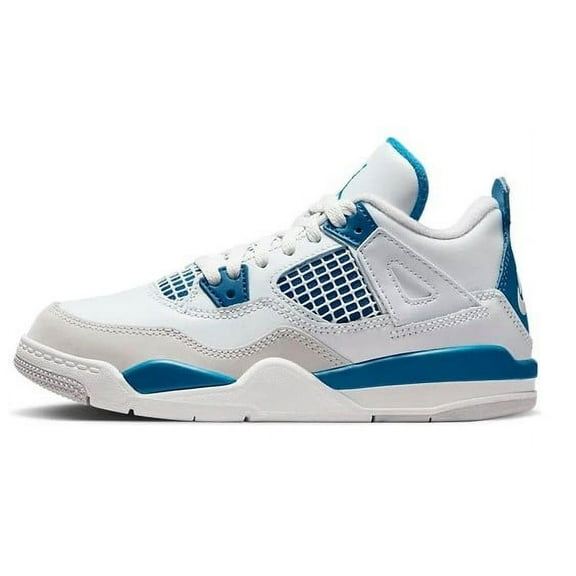 Jordan Unisex Kids’ Athletic Shoes, Off White/Military Blue, Size 11.5