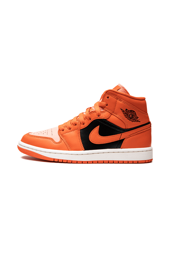 WOMENS AIR JORDAN 1 MID SE Womens "Orange / Black" DM3381 600 DM3381 600 from Stadium Goods