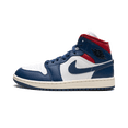 thumbnail image 1 of Jordan WOMENS AIR JORDAN 1 MID WMNS "Blue / Red" BQ6472 146 from Stadium Goods, 1 of 8