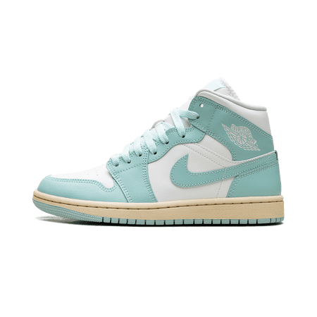 Jordan WOMENS AIR JORDAN 1 MID WMNS "LIGHT DEW" BQ6472 132 from Stadium Goods