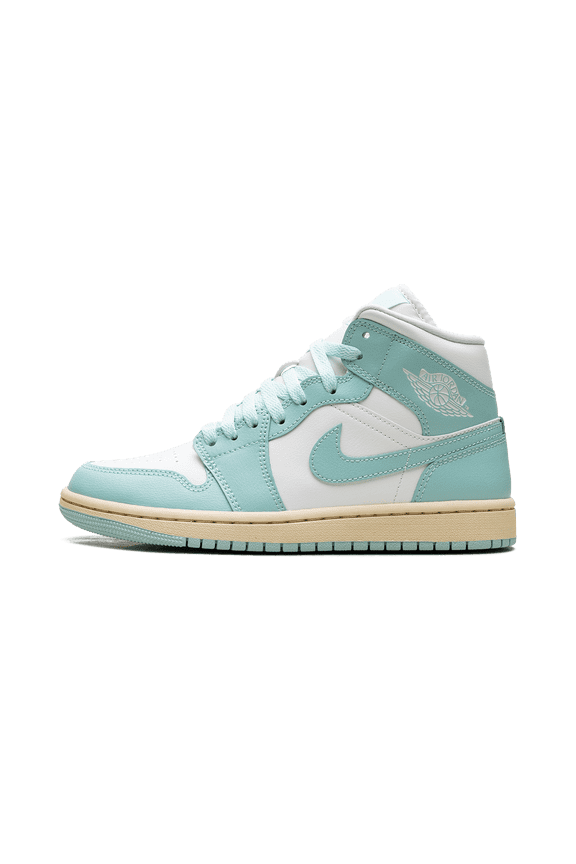 WOMENS AIR JORDAN 1 MID WMNS "LIGHT DEW" BQ6472 132 from Stadium Goods