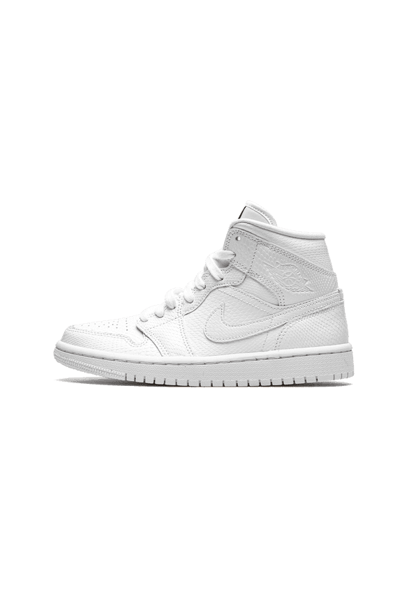 WOMENS AIR JORDAN 1 MID WMNS "White Snakeskin" BQ6472 110 from Stadium Goods
