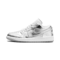 thumbnail image 1 of Jordan WOMENS Air Jordan 1 Low SE Womens "Metallic Silver" FN5030 001 FN5030 001 from Stadium Goods, 1 of 8