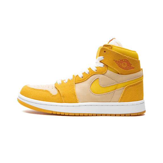 Jordan WOMENS Air Jordan 1 Zoom Air CMFT 2 Womens "Yellow Ochre/Tour Yellow-Pale Vanilla-Safety" FJ5743 700 FJ5743 700 from Stadium Goods