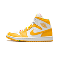 thumbnail image 1 of Jordan WOMENS JORDAN 1 MID Womens "White / University Gold" BQ6472 117 BQ6472 117 from Stadium Goods, 1 of 9