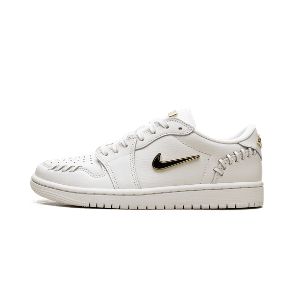 Jordan WOMENS Jordan 1 Low WMNS "Method of Make Sail Metallic Gold" FN5032 100 from Stadium Goods
