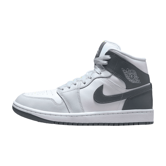 Jordan WOMENS Jordan 1 Mid Wmns "White Smoke Grey" BQ6472 113 from Stadium Goods