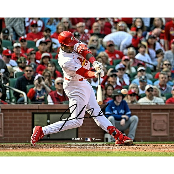 Jordan Walker St. Louis Cardinals Autographed 8" x 10" Opening Day Photograph - Fanatics Authentic Certified