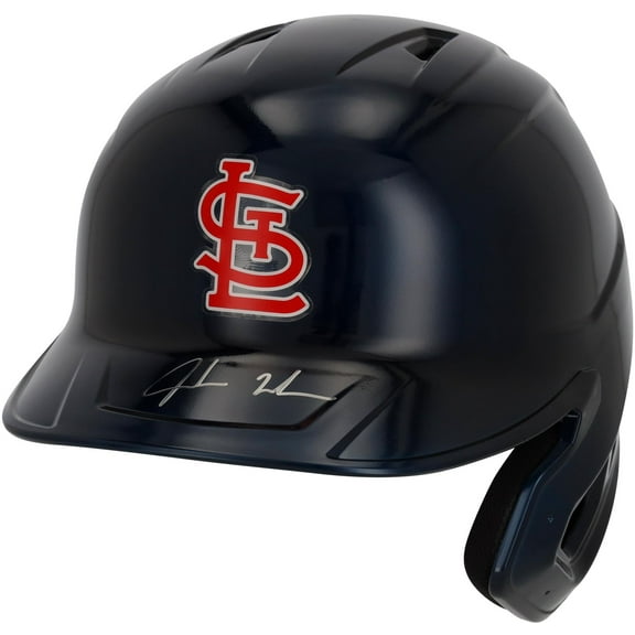 Jordan Walker St. Louis Cardinals Autographed Alternate Chrome Rawlings Mach Pro Replica Batting Helmet - Fanatics Exclusive - Fanatics Authentic Certified