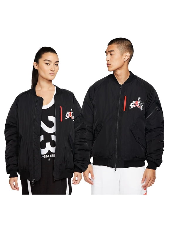 Wings MA-1 Men's Full Zip Bomber Jacket Black AV2598-010