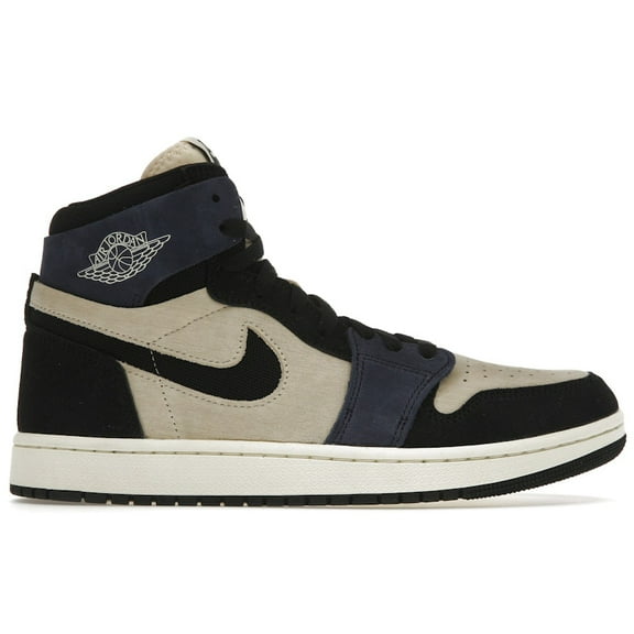 Jordan Women's 1 High Zoom Air CMFT 2 Muslin Blackened Blue Shoes, from StockX