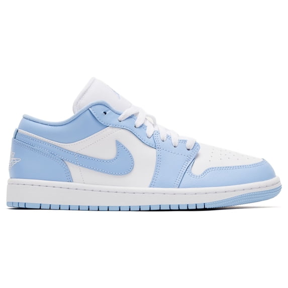 Jordan Women's 1 Low White Aluminum Basketball Shoes, from StockX