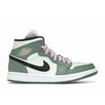 thumbnail image 1 of Jordan Women's 1 Mid Dutch Green Basketball Shoes, from StockX, 1 of 5
