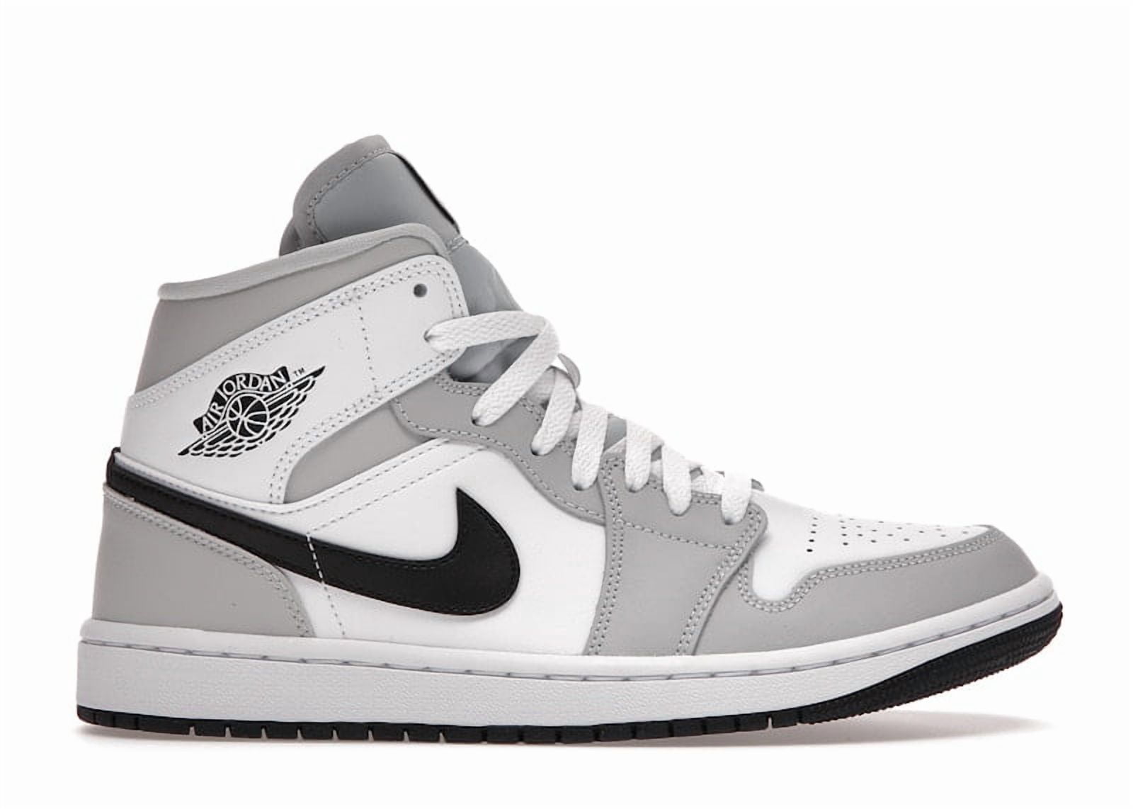 Women's 1 Mid Light Smoke Grey Basketball Shoes, from StockX
