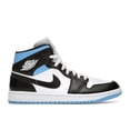 thumbnail image 1 of Jordan Women's 1 Mid University Blue Shoes, from StockX, 1 of 5