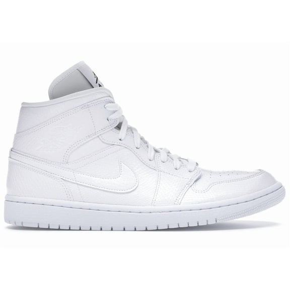 Jordan Women's 1 Mid White Snakeskin Basketball Shoes, from StockX
