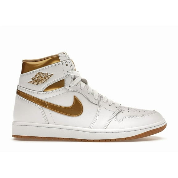 Jordan Women's 1 Retro High OG Metallic Gold Basketball Shoes, from StockX