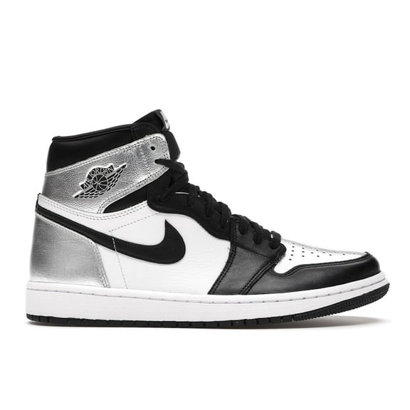 Jordan Women's 1 Retro High Silver Toe Basketball Shoes, from StockX