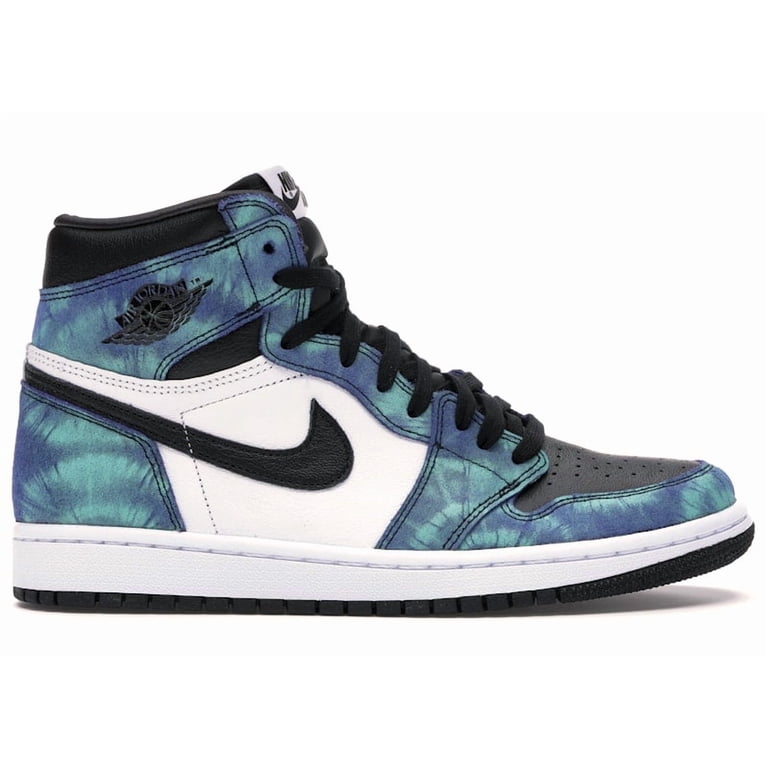Jordan Women's 1 Retro High Tie Dye Basketball Shoes, from