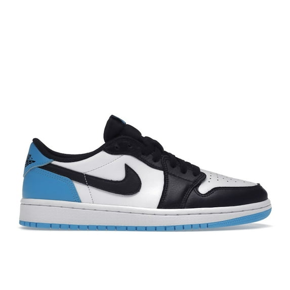 Jordan Women's 1 Retro Low OG Black Dark Powder Blue Shoes, from StockX