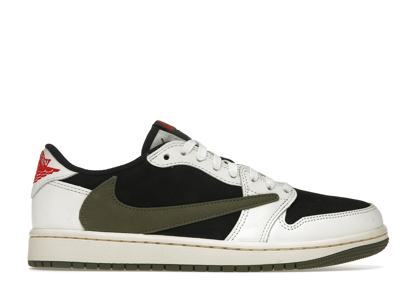 Jordan Women's 1 Retro Low OG SP Travis Scott Olive Sneaker Jordan Women's 1 Retro Low OG SP Travis Scott Olive Sneaker