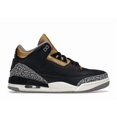 thumbnail image 1 of Jordan Women's 3 Retro Black Cement Gold Basketball Shoes, from StockX, 1 of 5